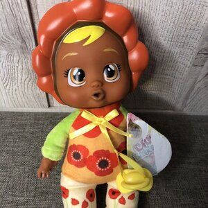 Cry Babies Tiny Cuddles Happy Flower Ava 10" Doll Poppy Flower Themed Pajamas